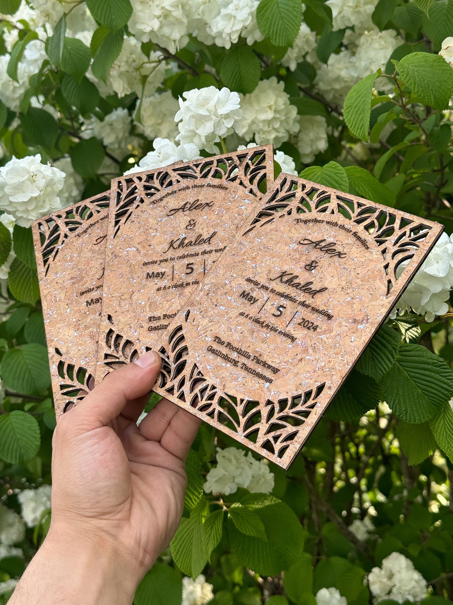 Wedding Invitation Set | Vine Cork Wedding Invitation |  Sustainable Wedding Invitation | Destination Wedding Invitation with RSVP cards