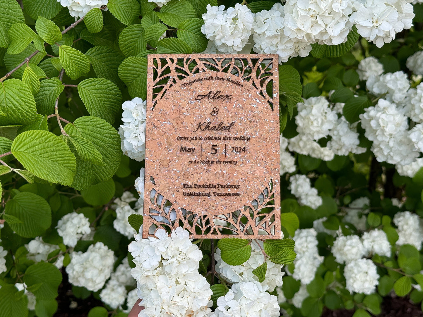 Wedding Invitation Set | Vine Cork Wedding Invitation |  Sustainable Wedding Invitation | Destination Wedding Invitation with RSVP cards